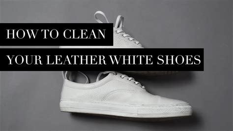 how to clean synthetic white shoes